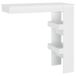 Syfax Bartafel wandgemonteerd 102x45x103,5 cm bewerkt hout wit