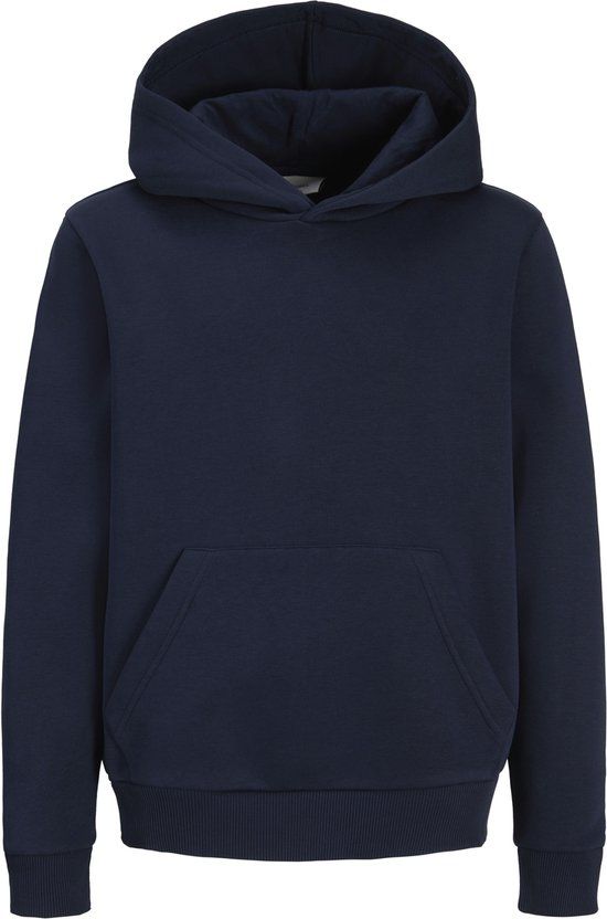 JJ REBEL JUNIOR JACK&JONES - JREBCREST SWEAT HOOD NOOS JNR - Jongens - Sweater - Polyester/Katoen - Maat 152 - Navy Blazer