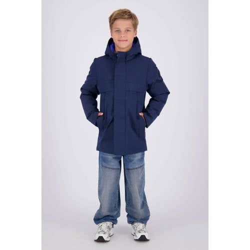 Vingino winterjas - donkerblauw Jongens Polyester Capuchon Effen - maat 140