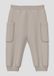 s.Oliver Joggingbroek met opgestikte zakken Beige Kinderen Unisex Katoen Regular Fit