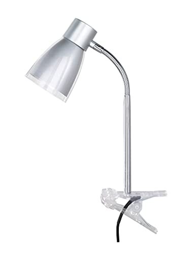 Wofi Klemlamp Jos 1-vlam, grijs, hoogte ca. 35cm, projectie ca. 16 cm, Flexarm 234901509000