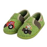 GIESSWEIN Huisschoenen 'Thurland' donkerbruin / grasgroen / rood / zwart