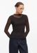 s.Oliver Bordeaux Polyester T-shirt Femme Taille 46