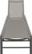 Lesli Ligbed LAZZARO - Fauteuil de jardin pliable avec dossier réglable en 5 positions - Noir-gris