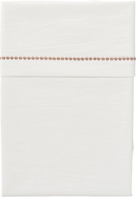 Cottonbaby Ledikantlaken Bolletjes Latte 120 x 150 cm