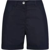 Regatta Shorts Wandelen Dames Rolled Hems Knopsluiting Blauw Katoen