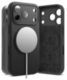 Ringke Silicone Magnetic Hoesje Geschikt voor Apple iPhone 17 Pro | Compatibel met MagSafe / Qi2 | Back Cover met Magneet | Zacht Siliconen | Slank Design | Zwart