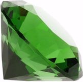 Merkloos Namaak/nep edelstenen - diamant - groen - 5 cm - van glas