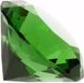 Merkloos Namaak/nep edelstenen - diamant - groen - 5 cm - van glas
