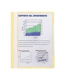 Favorit 100500004 Snelhechter van metaal, Passo 8 cm A4, geel, 10 stuks