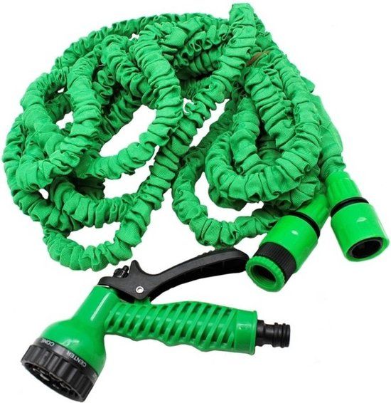 Benson - Flexibele tuinslang - 10 meter - met spuitpistool - groen