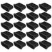 cyclingcolors 20 x lattenhouder, insteekdoppen voor bevestiging, doppen, houder, lattenbodem, 38 mm, kunststof, flexibel, bed, zwart