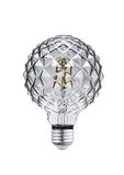 Trio Leuchten LED glas filament, glas rookkleurig, E27 fitting, 4 watt, 3000 Kelvin, 140 lumen, 904-454