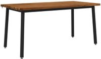 vidaXL Vierkante Eettafel 160 x 70 x 75 cm Massief Acaciahout Naturel