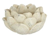 Flair Flower Antieke plantenbak, lotus-bloem, bloempot, plantenbak, plantenbak, bloemenstandaard voor het planten van vetplanten, tuindecoratie, terrasdecoratie, 10 x 17 cm, Lotus