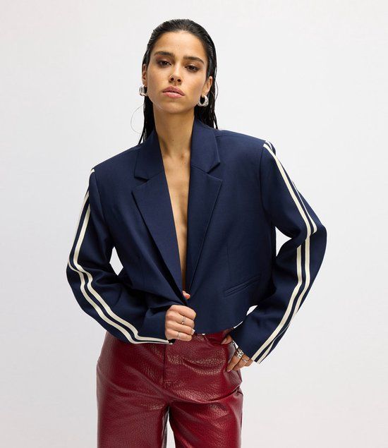 Refined Department Blazer Niv Blazer R2509455753 Navy Dames Maat - L