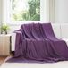 vidaXL - Dekentjes - 6 stuks - Paars - 240 x 220 cm - Fleece