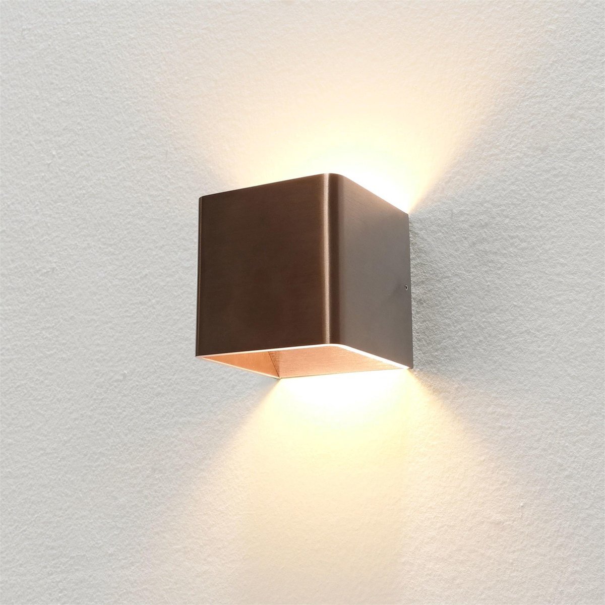 LT-Luce Wandlamp Fulda Mat Brons 6Watt Led