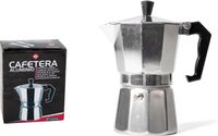 Merkloos / Sans marque Percolator - 150 ml - voor 3 espresso - mokka / koffiemaker - aluminium - Koffiezetapparaat - Italiaanse koffiezetter