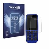 Savvies Nokia 105 DS 2019 - Film Beschermfolie transparant 6 Stuks