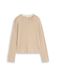 Tom Tailor - Gebreide trui met zijde - Maat S - gravel beige melange