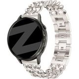 Bandz Bracelet acier 'Double Chains' Garmin Approach S44 (lumière stellaire)
