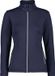 CMP Stretch Performance Fleece Jacket Dames Zwart/Blauw - Maat 40