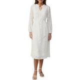 s.Oliver Robes Blanc cassé Taille : 34 | Robes Midi Outlet | Femmes | Blanc