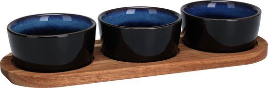 Excellent Houseware Serveerset op plank 4-delig