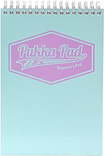 Pukka Pastel Reporters Notitieboekje - Blauw/Roze/Mint - 3 stuks