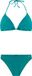 Protest PRTBalance Triangel bikini set Dames Peacock Green Gestipt