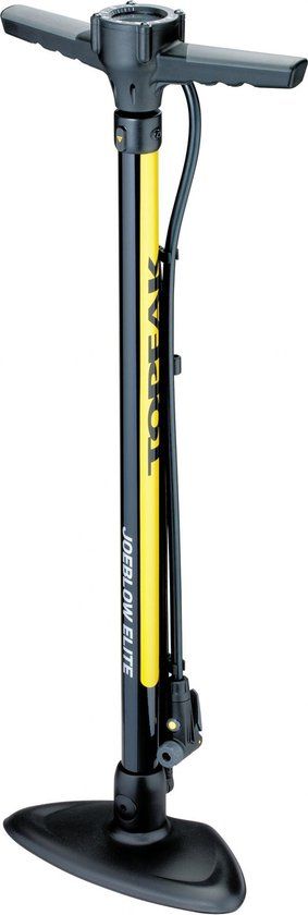 Topeak JoeBlow Elite Vloerpomp - Zwart - 11 bar - Staal