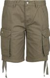 Black Premium by EMP olijfgroene korte broek met riemlussen - Dames - 30