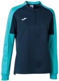 Joma Eco Championship Recycled Half Rits Sweatshirt Blauw S Vrouw