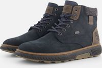 Rieker Tex Veterboots Blauw Nubuck - Maat 46