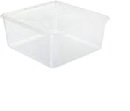 5five Five® Opbergbakje met deksel 9.2 liter - Transparant