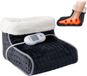 oCreon Elektrische voetwarmer - Voetverzorging - Elektrische verwarming - Wasbare voetwarmer slipper - 3 warmtestanden - Donkergrijs