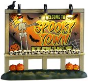 Lemax 2026 Lemax Spooky Town - Welcome To Spooky Town Sign