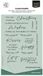 Vaessen Creative Clearstamps Christmas text EN