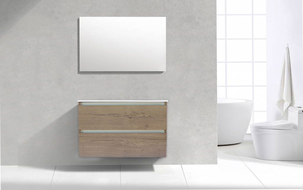Badkamerplanet Generation Badkamermeubel Tabak Eik 100 cm