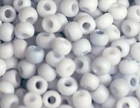 Japanse rocaillekralen, mat, ivoorkleurig, 2,2 mm, 11/0, 100 g