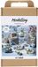 Creativ Company CC Craft Kit Modelling, Robot, blue, grey, red, silver-plated, 1 pack