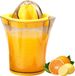 Sans marque Presse-agrumes manuel - Presse-citron - Avec gobelet doseur - 600 ml