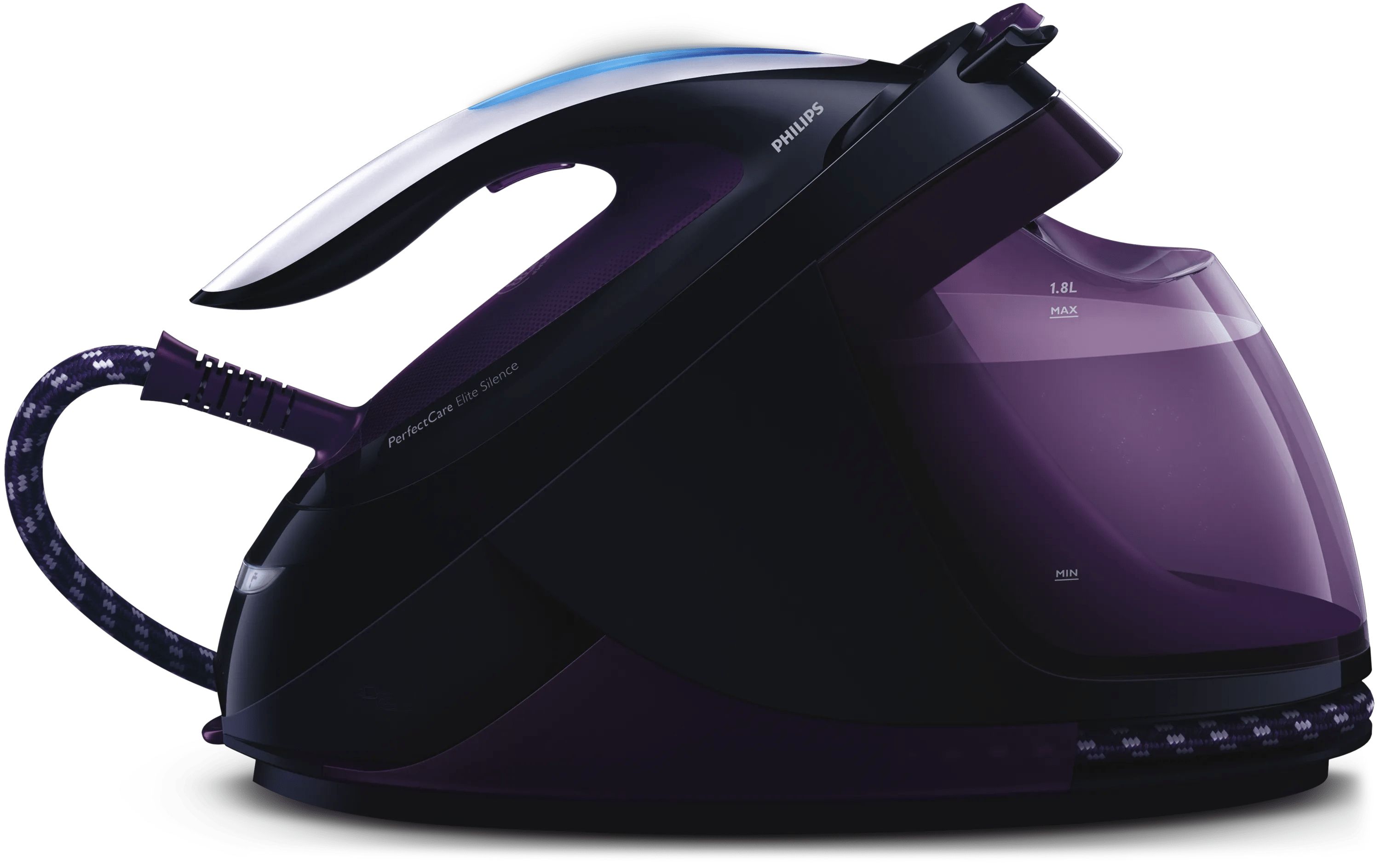 Philips PerfectCare Elite GC9650/80 Stoomgenerator - 2400W - 1.8L - Zwart/Paars