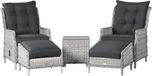 Garden Impressions Santa Rosa fauteuil gris
