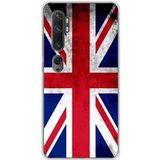 1001 coques Xiaomi Siliconen hoesje compatibel met Xiaomi Mi Note 10, Xiaomi Mi Note 10 Pro Engelse vlag
