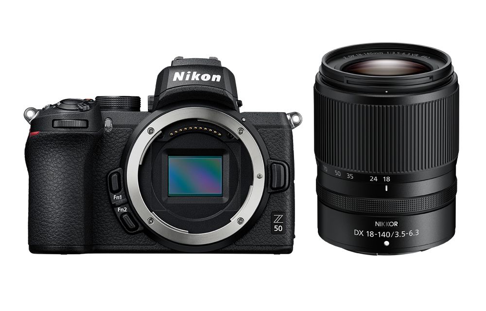 Nikon Z 50 + 18-140mm VR Lens Kit - 20.9MP Mirrorless Camera - Black