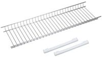Sauvic Roestvrij Staal Glazen Afdruipkast 75 Cm Zilver
