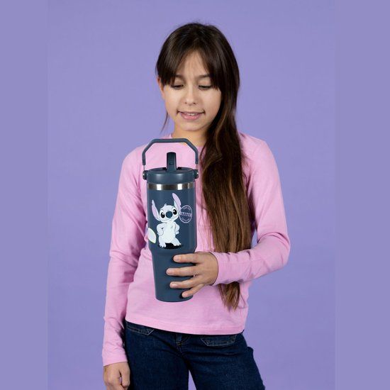 Undercover Lilo & Stitch drinkfles RVS Blauw 0.90 l