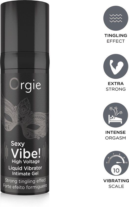 Orgie Sexy Vibe! High Voltage Liquid Vibrator - 15 ml